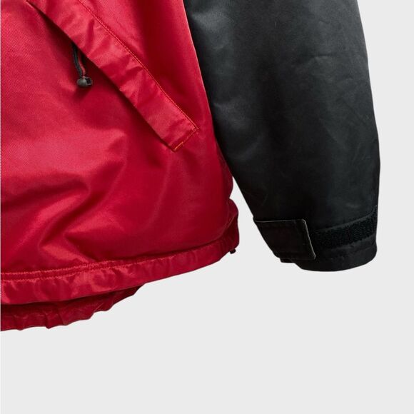 Nike 1/4 Zip Pullover Windbreaker Rain Jacket Men's Size XL Hooded Pockets Lined - Picture 7 of 15